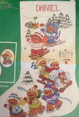 Dimensions 8377 Winter Fun Stocking
