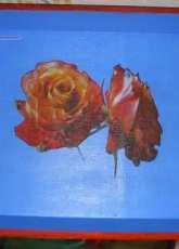 Tabuleiro em Decoupage