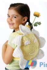 Yarnspirations - Bernat - Sunflower Bag - Free