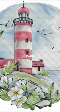 Spring Lighthouses by Jeanne Dick XSD