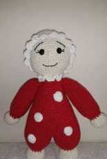 Amigurumi Red with White Polka Dots