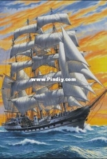Bozenka 1001 - Ship and sunrise 850