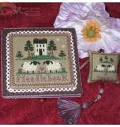 LHN Wool Needlebook and Scissor Fob
