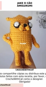 Crochê with Cat - Erika Palmeira - Jake the Dog - Jake o Cão - Portuguese - Free