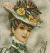 Dama con sombrero
