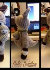 Naths Creation Crochet- Nathalie- Mini Kira the Kangaroo
