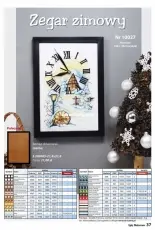 Coricamo 10027 Winter Clock From Igla Malowane 06- 2016