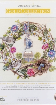 Gold Collection-Dimensions - 70-35427 Cottage Wreath