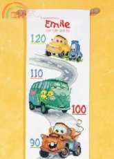 Vervaco 66.996 - Cars Height Chart