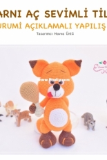 Havva designs - Havva Ünlü - Hungry little fox - Turkish