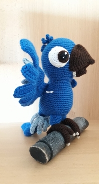 Blue ara - bird - parrot - Vogel - Papagei