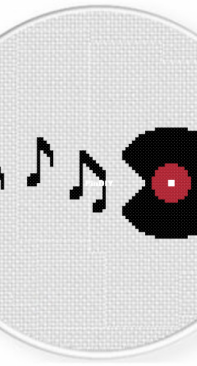 Daily Cross Stitch - Record Pacman