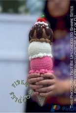 Fiber Doodles - K4TT - Triple Dip Ice Cream Cone - Free