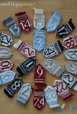 Peachtree Patterns-Design Your Own Advent Calendar Mittens by Selyn Birnbaum-Free