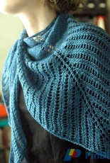 Futur Simple Shawl by Tshep - Free
