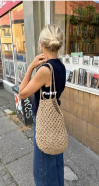 Coast Bag by by Mette-Wendelboe Okkels - PetiteKnit  - English, Danish, Finnish, French, German, Norwegian, Swedish