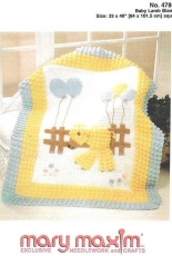 Mary Maxim - 4785N - Baby Lamb Blanket