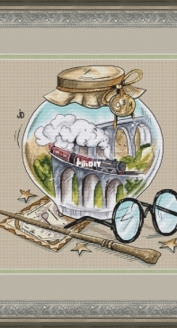 Harry Potter Jar by Jeanne Dick
