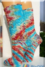 Lufthexe Socks by Micha Klein/Wolletraum-German-Free