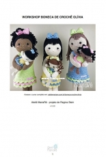 Atelie MariaRe - Regina Stein -Workshop  Olivia Crochet doll - Portuguese