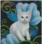 HAED HAEMED 1234 Aquamarine Cat by Melissa Dawn