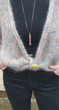 From Right To Left Cardigan by Emilia Jensen- Free