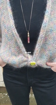From Right To Left Cardigan by Emilia Jensen- Free