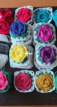 How my floral cardigan is going