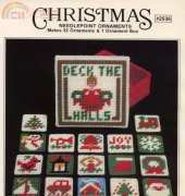 Studio 12 - #2536 Christmas  Needlepoint Ornaments