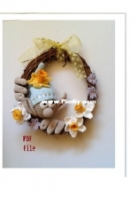 Woolaymo- Mariya Stany- Easter Garden Gnome Wreath