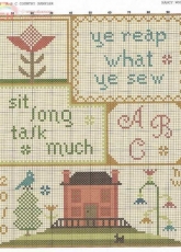 Liberty Primitives and Needlework - ABC Country Sampler