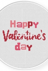 Daily Cross Stitch - Happy Valentine’s Day