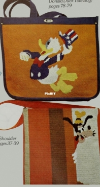 Walt Disney Characters Needlepoint Book by Perrone Lisbeth