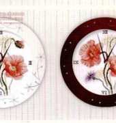 CS - Love House - Poppy Clock / Flower Clock Poppy From Yeidam Cross Stitch