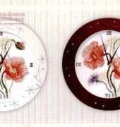 CS - Love House - Poppy Clock / Flower Clock Poppy From Yeidam Cross Stitch