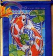 Koi Carp Hanging from The World of Cross Stitching TWOCS
