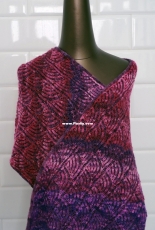 Sashiko Brioche Wrap by Cate Carter-Evans