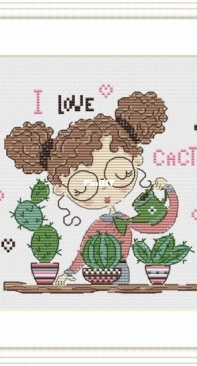 Mr.Stitch & Mrs.Needle - Cactil Girl