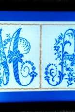 Iniciales monocolor