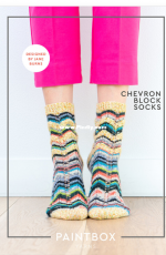 Paintbox Yarns-by Paintbox Yarns-Chevron-Block Socks-Free.