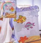 Embroidered bag. Neptuno  Kingdon