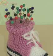 Mad Monkey Knits-Converse Pin Cushion-N°620 by Christine Grant