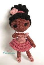 Crochelandia - Rose Nogueira - Julinha the Ballerina - Portuguese