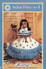 Fibre Craft FCM355 Indian Princess II by Heidi Grosowdky, Lynn Wax 1993