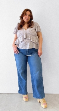Les Perlines - Cove Blouse - Sizing: AA – O