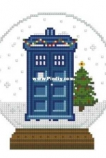 Kiokiz - Tardis Snowglobe