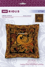 Riolis 1758 Cushion/Panel Khokhloma Painting XSD