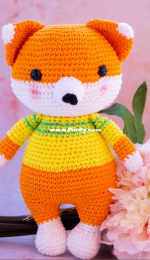 Meow Amigurumi - Anh Le - Jaine - Farley the Summer Fox  - Farley a Raposa Verão - Portuguese - Translated