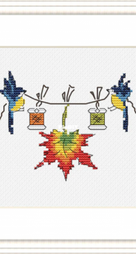 Mr.Stitch & Mrs.Needle - Birds - Needleworkers October
