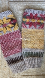 Plus One Mitts by Trudy Fedorko-Free